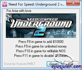 need for speed underground trainer